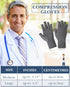SATINIOR 5 Pairs Arthritis Compression Gloves Fingerless Compression Glove Pain Relief Glove for Arthritis Men Women(Medium)...